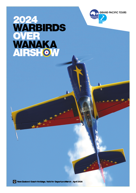 Order 2024 Warbirds Over Wanaka Airshow & NZ Coach Holidays